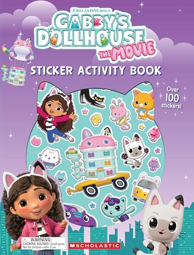 Gabby's Dollhouse: The Movie (Gabby's Dollhouse: Sticker Activity Book with Shiny Stickers)