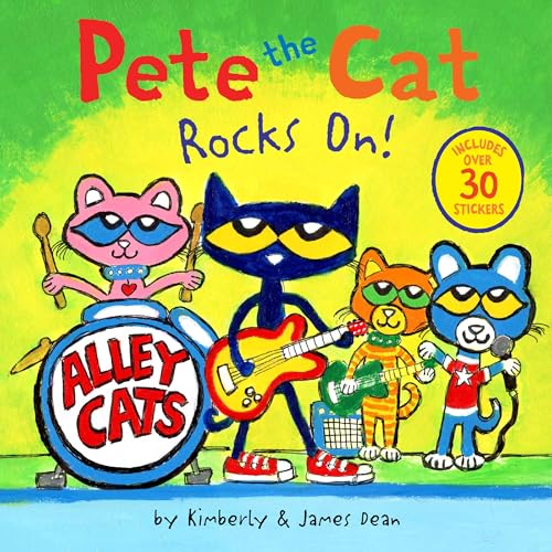 Pete the Cat Rocks On!: Includes Over 30 Stickers!