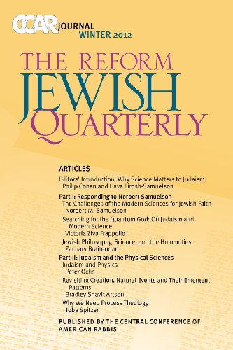 CCAR Journal, The Reform Jewish Quarterly Winter 2012: Judaism and Science