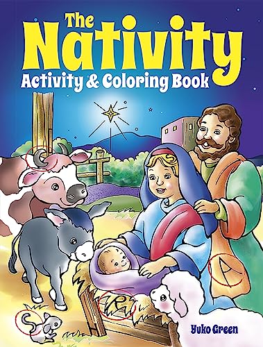 The Nativity Activity and Coloring Book (Dover Christmas Activity Books For Kids)