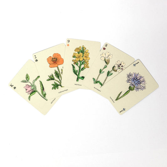 Roomytown Inc: Wildflowers Single Playing Card Deck