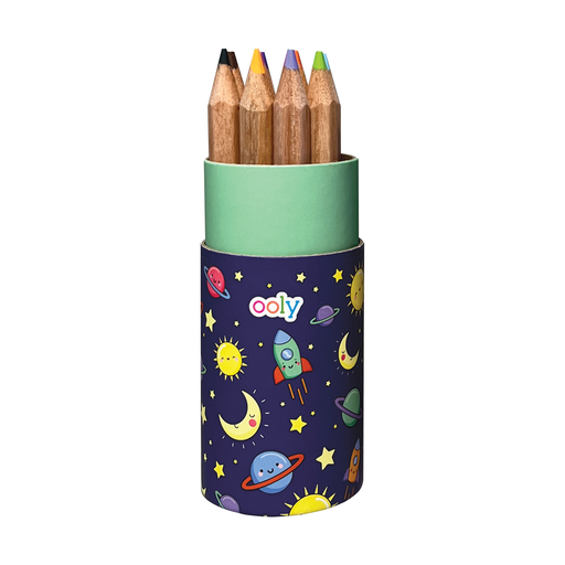 OOLY: Draw 'n' Doodle Mini Colored Pencils + Sharpener - Set of 12