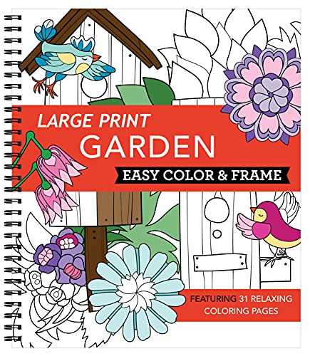 Large Print Coloring Book: Easy Patterns for Adults [Book]