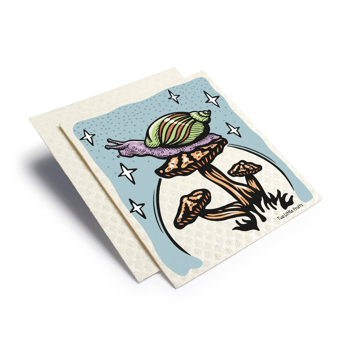 Two Little Fruits: Swedish Dishcloth - Garden Snail – Reusable Swedish Sponge