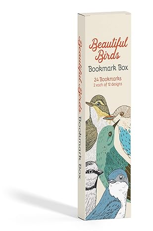 Beautiful Birds Bookmark Box
