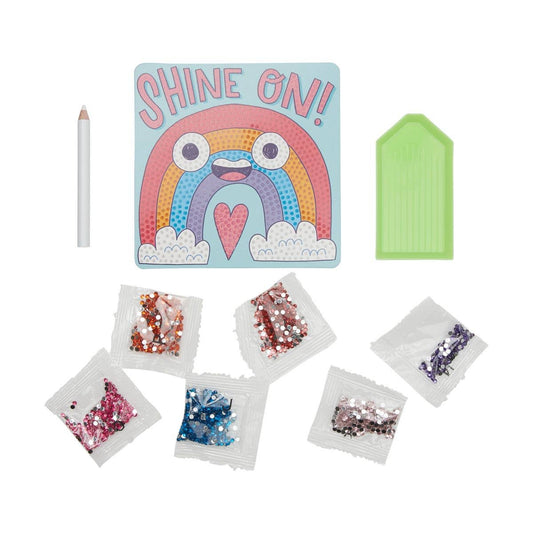 OOLY: Razzle Dazzle D.I.Y. Mini Gem Art Kit: Rad Rainbow