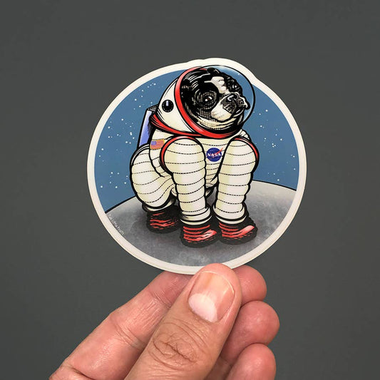Two Little Fruits - Stickers | Astronaut Dog Stickers | Vinyl Sticker | Gifts