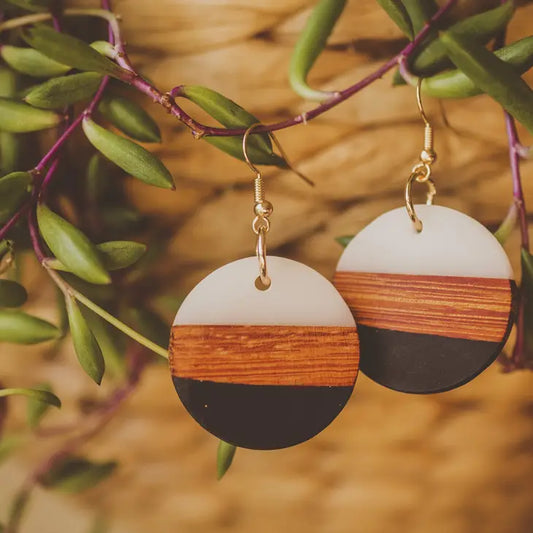 Wooden Element: Faith Earrings