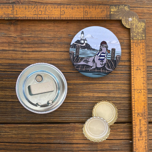 Two Little Fruits: Magnets | Bottle Openers | Pacific Northwest Sea Lion
