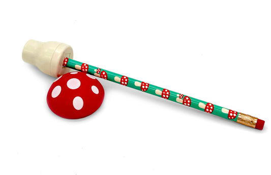 SNIFTY: WRITER'S WORKSHOP Mushroom Pencils + Sharpener