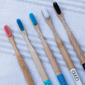 GUUD Brand: Bamboo Toothbrush and Travel Case