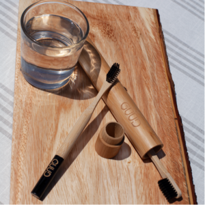 GUUD Brand: Bamboo Toothbrush and Travel Case