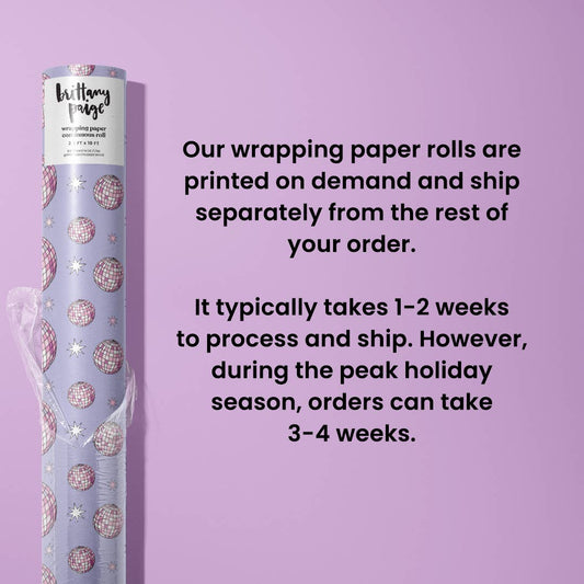 Brittany Paige: Italian Meats & Cheeses Wrapping Paper Roll