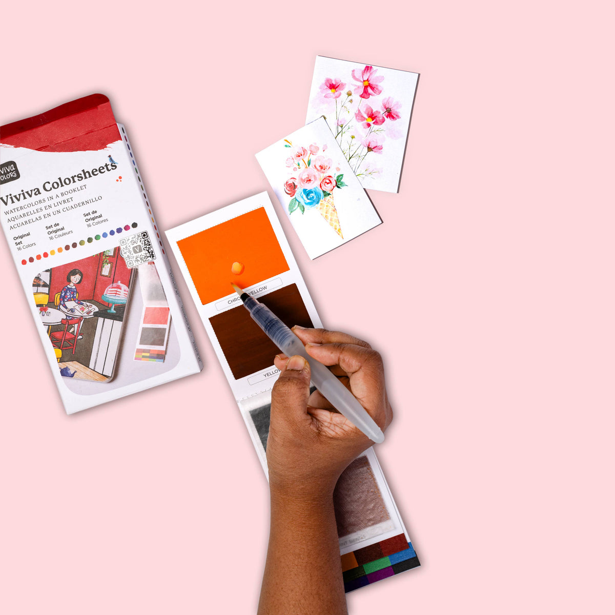 Viviva Colors: Colorsheets (16 Watercolors)