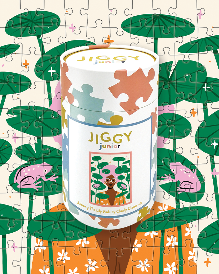 JIGGY Puzzles: JIGGY Junior 100pc: Among The Lily Pads by Charly Clements