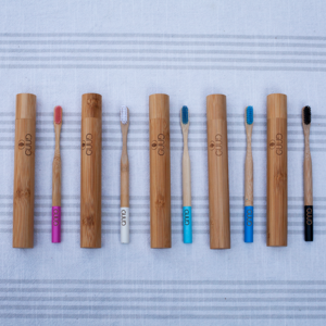 GUUD Brand: Bamboo Toothbrush and Travel Case