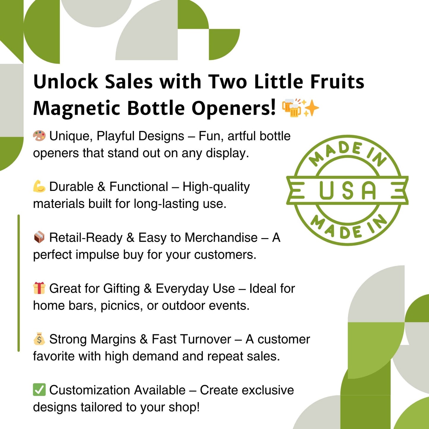 Two Little Fruits: Magnets | Sexy Potted Plants Magnetic Bottle Opener