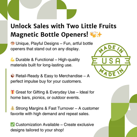 Two Little Fruits: Magnets | Sexy Potted Plants Magnetic Bottle Opener