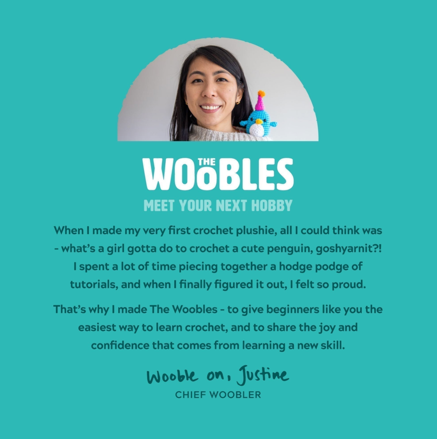 The Woobles: Sophie the Poodle Crochet Kit