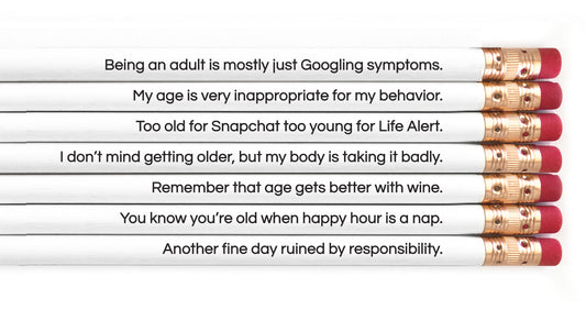 Snifty: Adulting Is Hard Heart Pencil Set