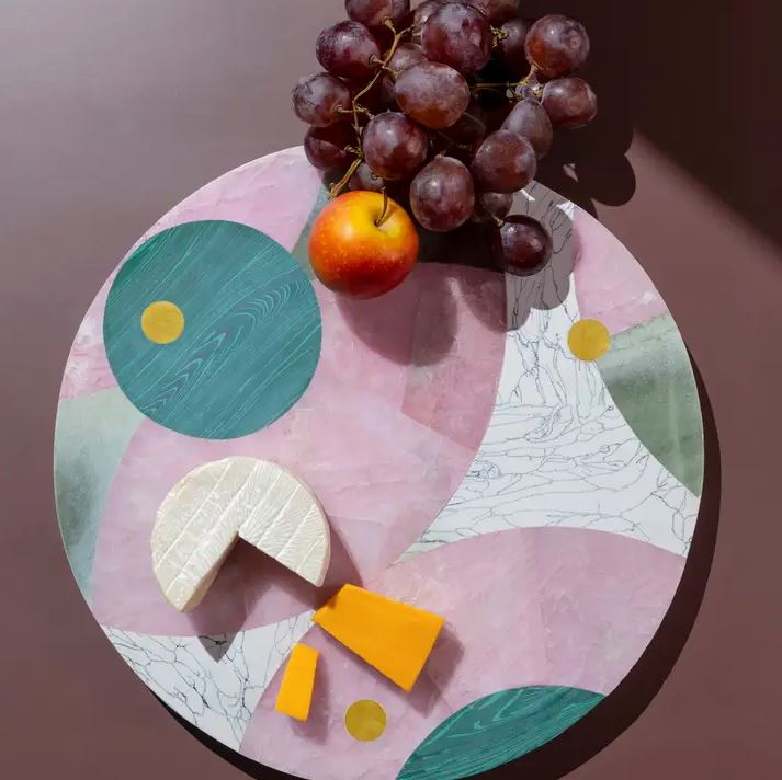 Gauri Kohli: Brilliance Marble Cheese Board 12"