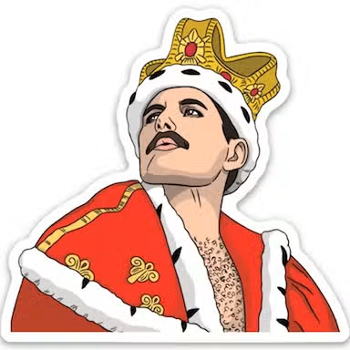 The Found: Freddie Mercury Sticker
