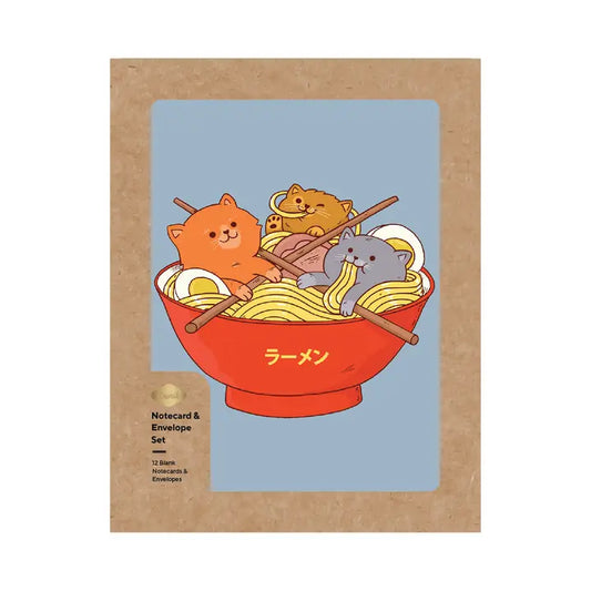 Denik: Ramen & Cats - Notecard & Envelope Set