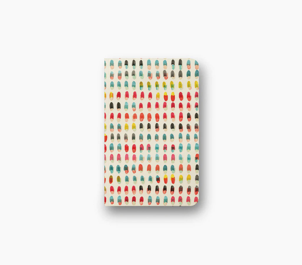 Navy Mushrooms classic layflat notebook