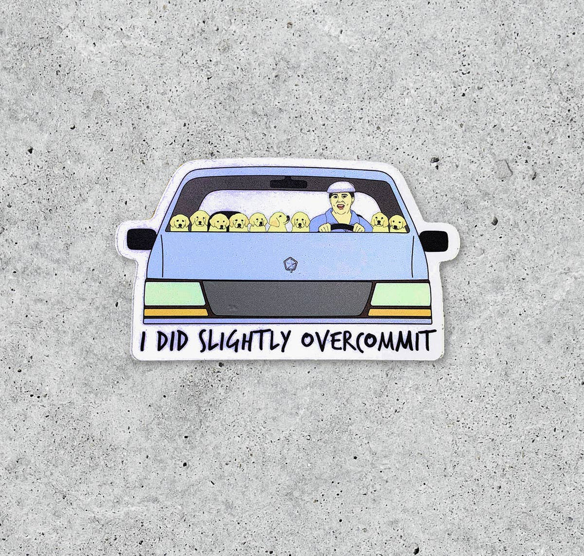 Citizen Ruth - Bridesmaids I Did Slightly Overcommit vinyl sticker