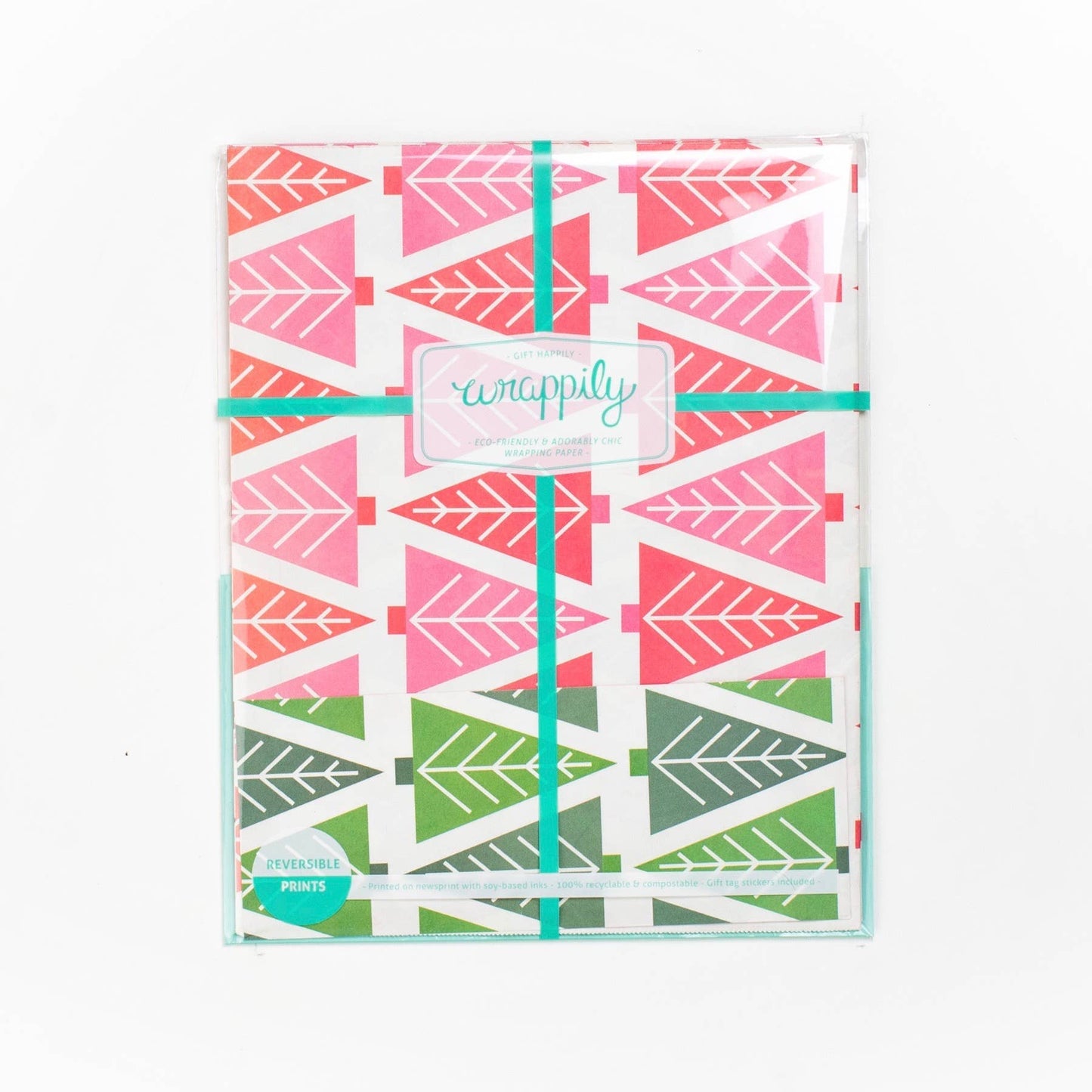 Wrappily Eco Gift Wrap Co.: Tannenbaum Double-sided Eco Wrapping Paper