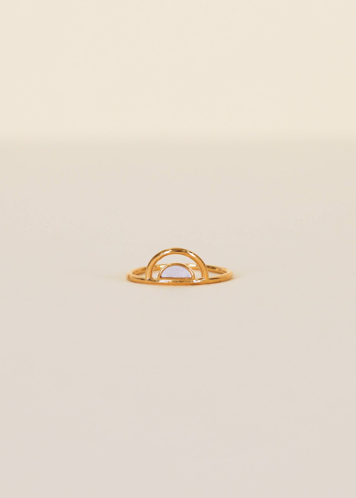 JaxKelly: Gold Rings - Mother of Pearl Stone Arch