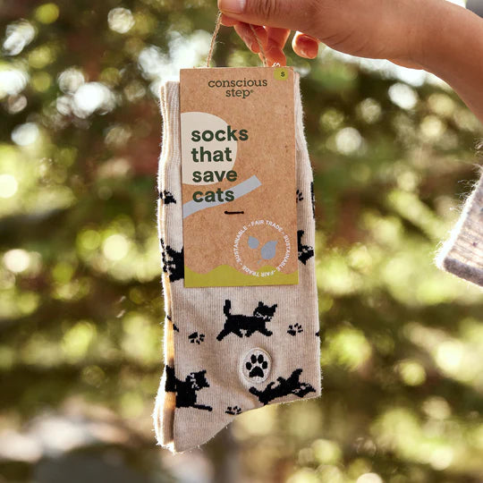 Conscious Step: Socks that Save Cats