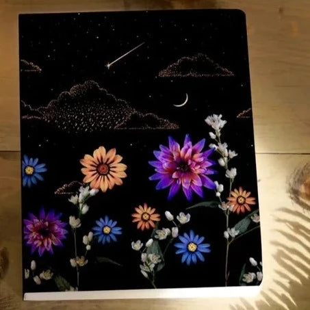Denik: Astral Garden Medium Layflat Notebook- Lined