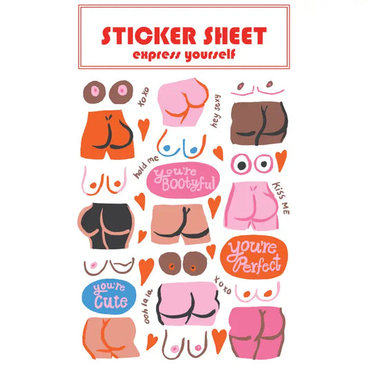 The Found: Boobs and Butts Sticker Sheet