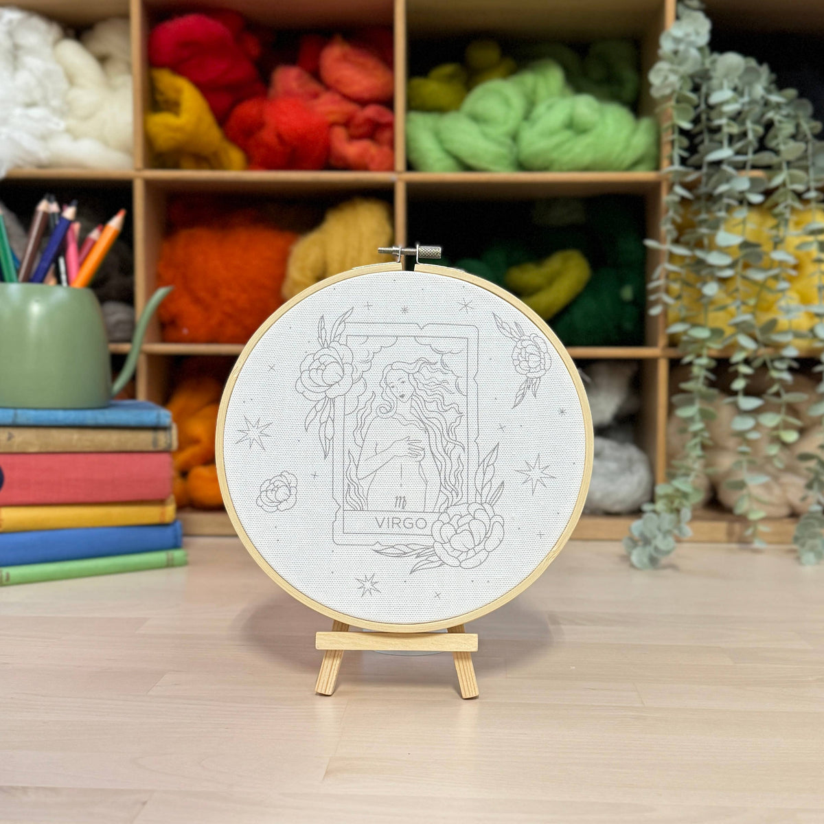 The Crafty Kit Company: Signs of Zodiac - Virgo Embroidery Kit