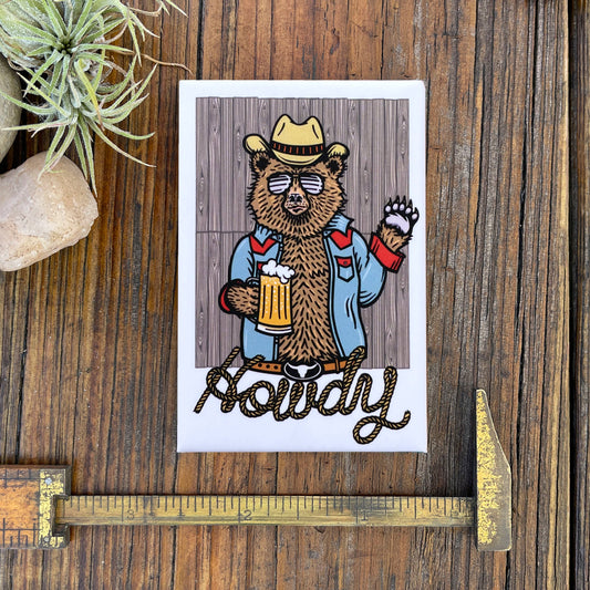 Two Little Fruits: Magnets | Howdy Bear Magnet | Cowboy Magnet | Gifts