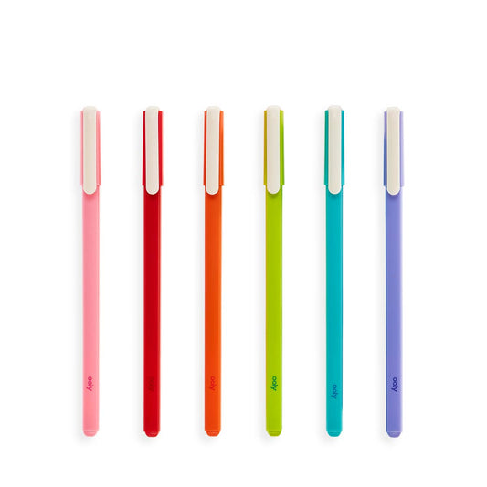 OOLY: Fine Lines Gel pens set of 6