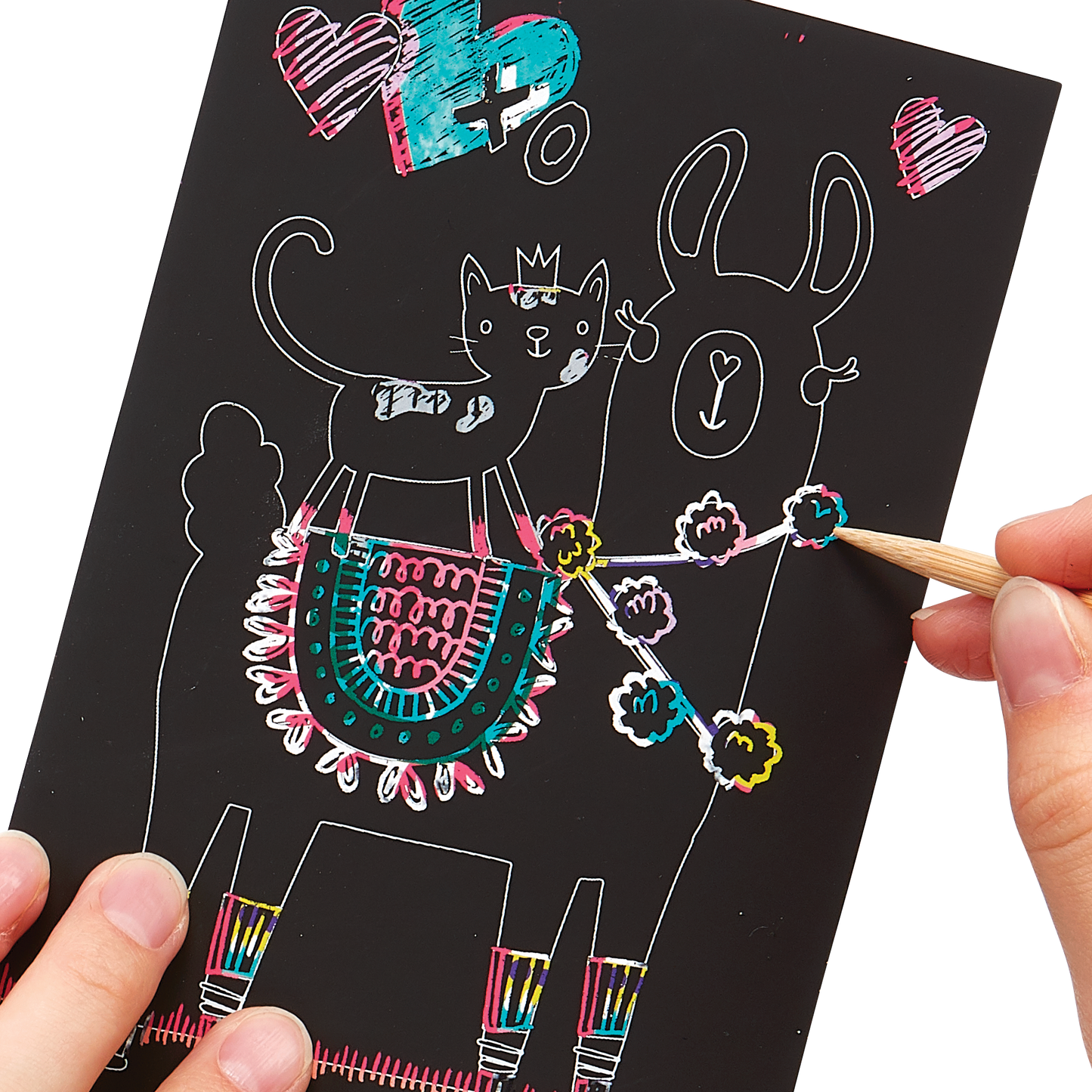 OOLY - Mini Scratch & Scribble Art Kit: Funtastic Friends