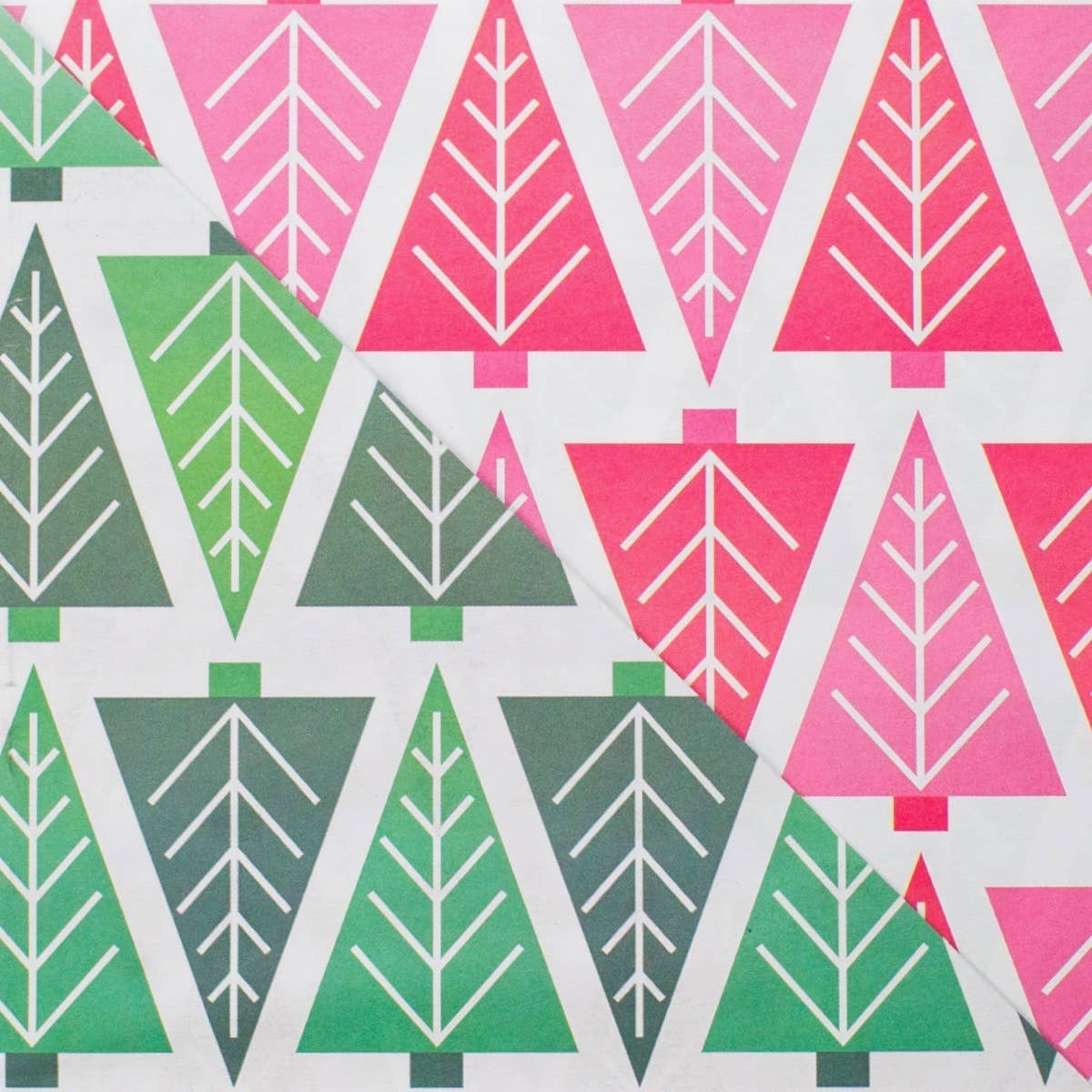Wrappily Eco Gift Wrap Co.: Tannenbaum Double-sided Eco Wrapping Paper