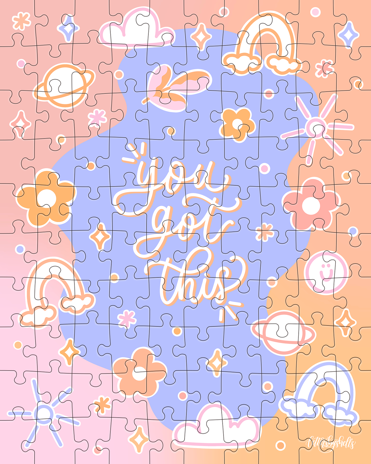 JIGGY Puzzles: JIGGY Junior 100pc: You Got This by Shelly Kim