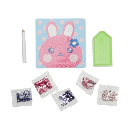 OOLY: Razzle Dazzle D.I.Y. Mini Gem Art Kit - Bouncy Bunny