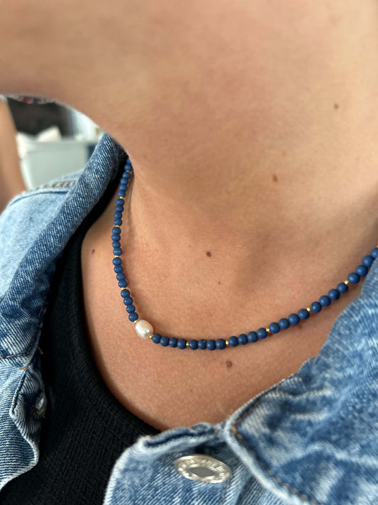 PURPOSE Jewelry: Mayu Beaded Pearl Choker