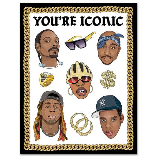 The Found: Hip Hop Icons Birthday Card