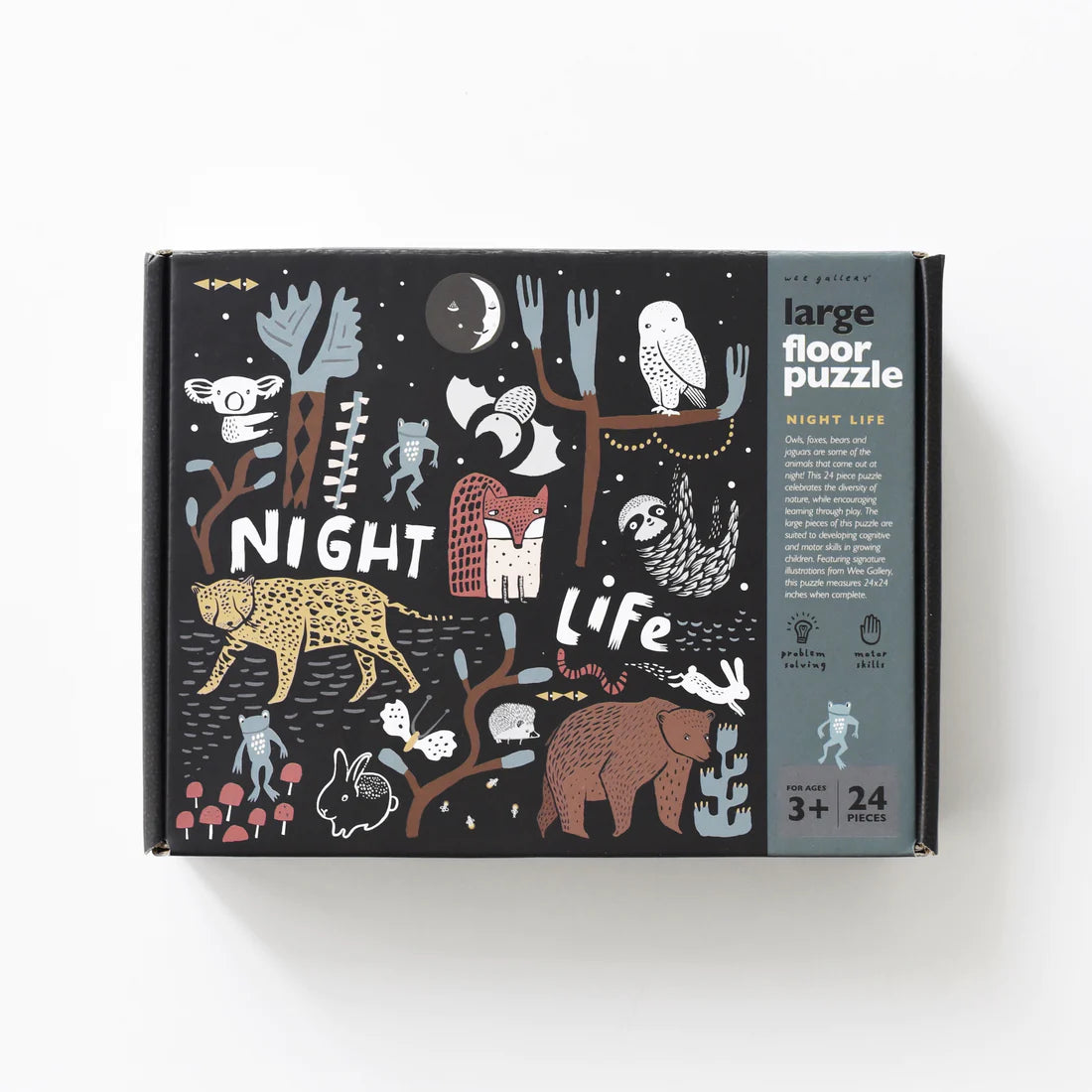 Wee Gallery Floor Puzzle: Night Life