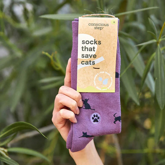 Conscious Step: Socks that Save Cats