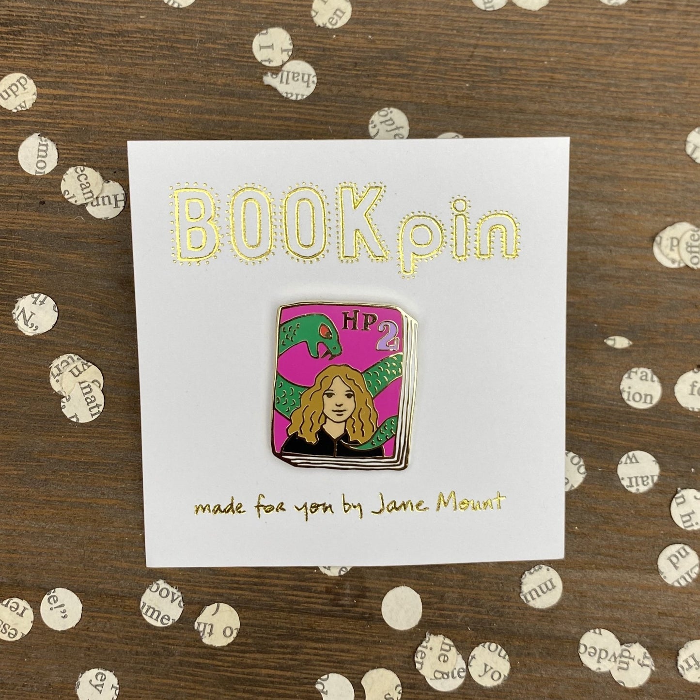 Ideal Bookshelf Pins: HP #2 Chamber of Secrets