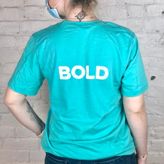 MTW Graphic Tees: Be More Bold (Teal)