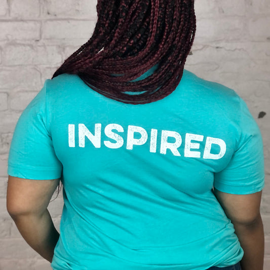 MTW Graphic Tees: Be More Inspired (Teal)