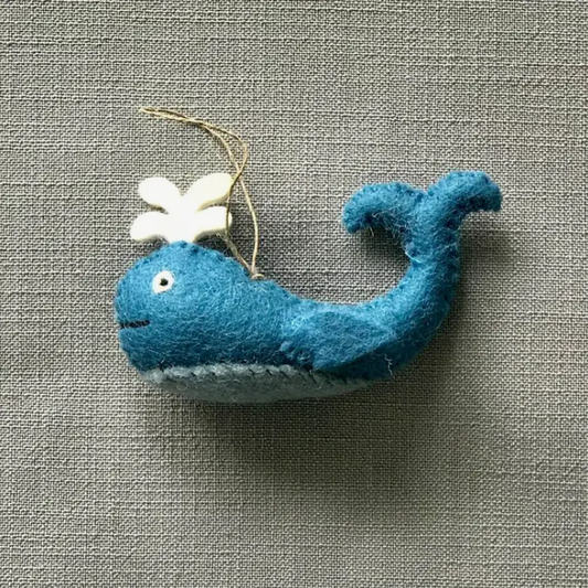 The Winding Road: Whale Ornament