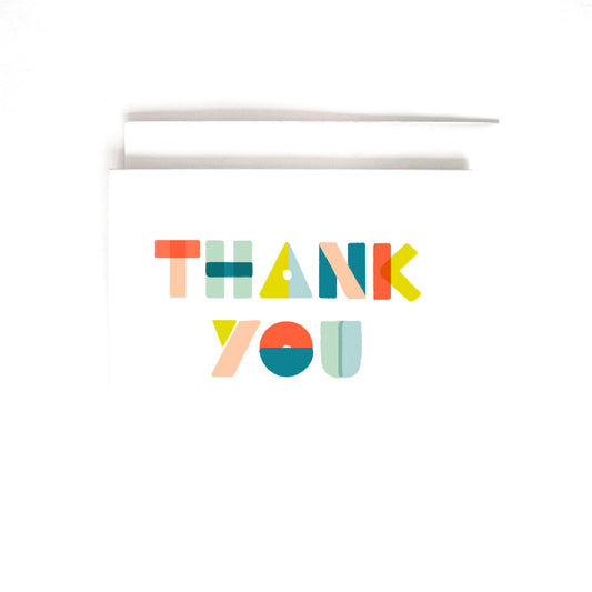 Joy Paper Co: Thank You Shapes Card